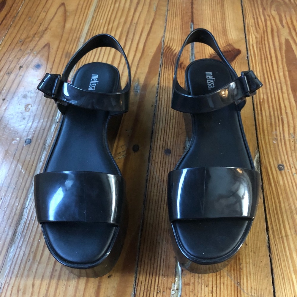 Melissa Black Platform Sandals 👡